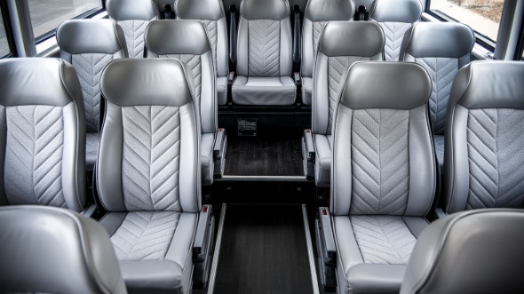 15 passenger minibus interior