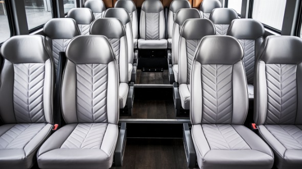 18 passenger minibus interior