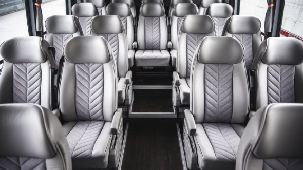 25 passenger minibus interior