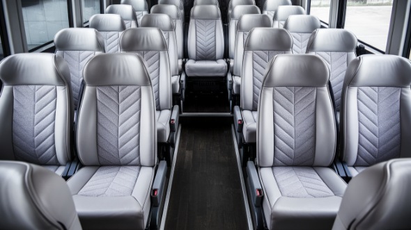 28 passenger minibus inside