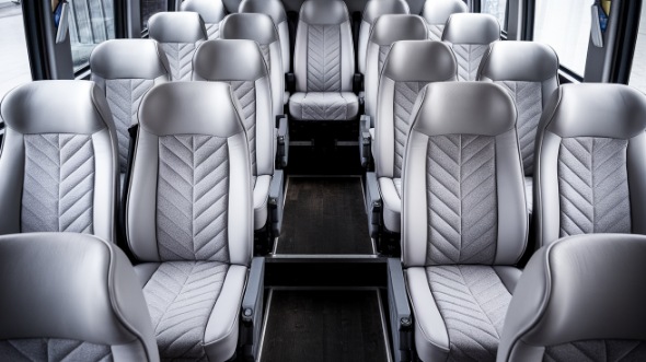 28 passenger minibus interior