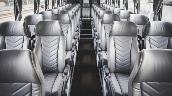 50 passenger charter bus interior